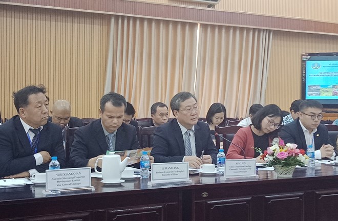 中方代表團。圖自越通社